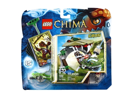 Hình ảnh vỏ hộp bắt mắt của Lego Chima 70112 - Croc Chomp
