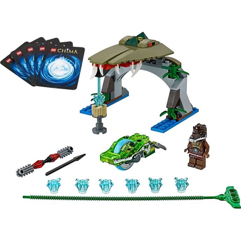 Toàn bộ các chi tiết xuất hiện trong bộ xếp hình Lego Chima 70112 - Croc Chomp