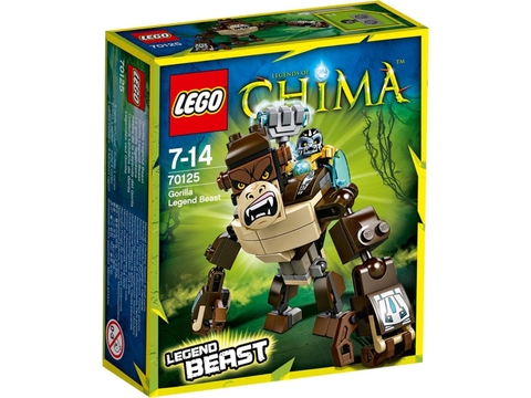 Hình ảnh vỏ hộp thực tế của Lego Chima 70125 - Khỉ Đột Huyền Thoại