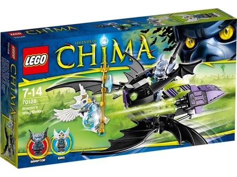 Hình ảnh vỏ hộp bên ngoài Lego Chima 70128 - Máy Bay Chiến Đấu Dơi