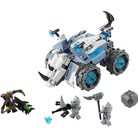 Lego Chima 70131 - Máy Bắn Đá của Rogon tái hiện bối cảnh sinh động