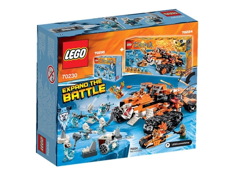 Vỏ hộp Lego Chima 70230 - Bộ Tộc Gấu Trắng