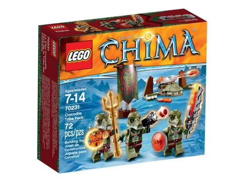 Vỏ hộp Lego Chima 70231 - Bộ Tộc Cá Sấu