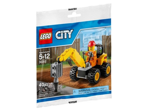 Hình ảnh bên ngoài sản phẩm Lego City 30312 - Tháo Dỡ Xây Dựng