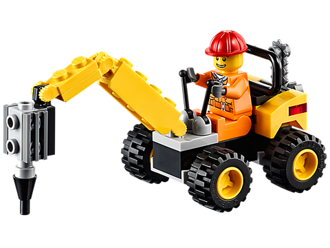Mô hình xe xúc sinh động trong Lego City 30312 - Tháo Dỡ Xây Dựng