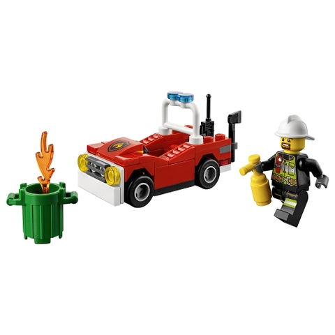 Mô hình sinh động của bộ đồ chơi Lego City 30347 - Xe Cứu Hỏa