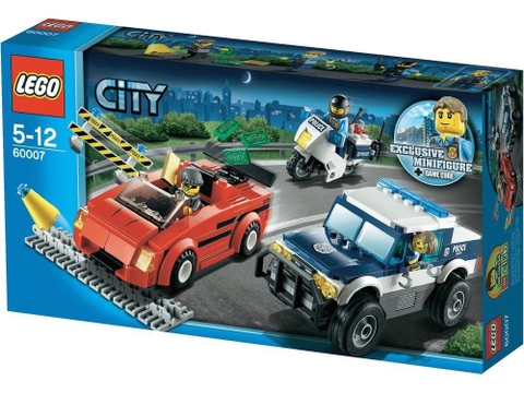 Hình ảnh bên ngoài sản phẩm Lego City 60007 - Đuổi Bắt Tốc Độ