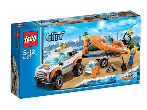 Hình ảnh hộp đựng bên ngoài sản phẩm Lego City 60012 - Xe Chở Canô