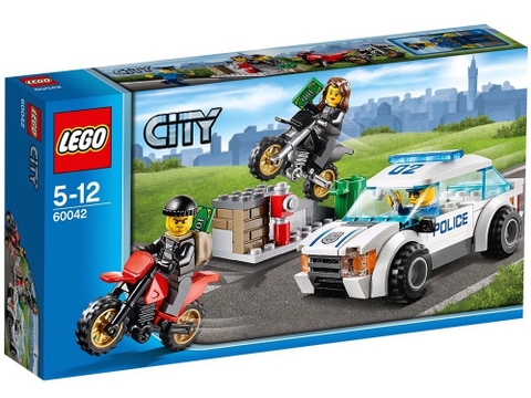 Hình ảnh bên ngoài sản phẩm Lego City 60042 - Rượt Đuổi Tốc Độ