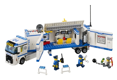 Các chi tiết có trong bộ Lego City 60044 - Đội Cảnh Sát Thông Tin