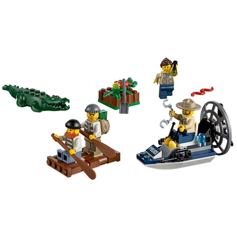 Các chi tiết sẽ xuất hiện trong Lego City 60066 - Cảnh Sát Đầm Lầy - Bộ Khởi Đầu