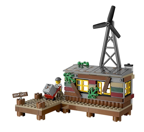 Bối cảnh hấp dẫn trong bộ xếp hình Lego City 60068 - Hang Ổ Tội Phạm