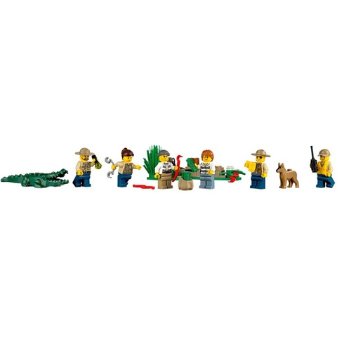 Tất cả các chi tiết nhựa trong Lego City 60069 - Trạm Cảnh Sát Đầm Lầy đều rất an toàn