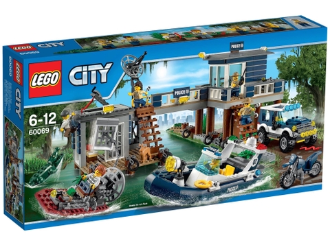 Hình ảnh bên ngoài sản phẩm Lego City 60069 - Trạm Cảnh Sát Đầm Lầy