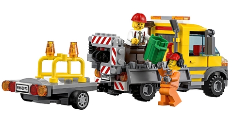 Mô hình Lego City 60073 - Dịch Vụ Vệ Sinh Lưu Động độc đáo