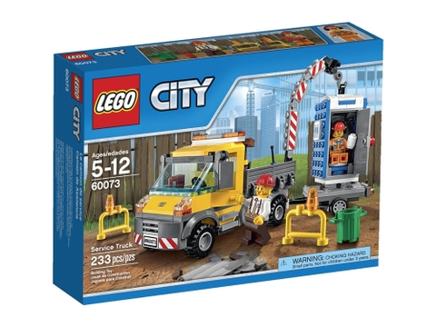 Hình ảnh vỏ hộp bộ Lego City 60073 - Dịch Vụ Vệ Sinh Lưu Động