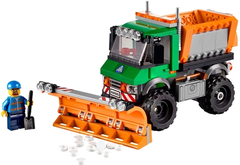 Các chi tiết có trong bộ đồ chơi Lego City 60083 - Xe Ủi Tuyết