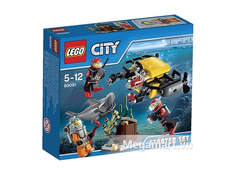 Hình ảnh vỏ ngoài của Lego City 60091 - Bộ Biển Sâu Khởi Đầu