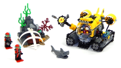 Mô hình Lego City 60092 - Tàu Ngầm Biển Sâu sau khi hoàn thành