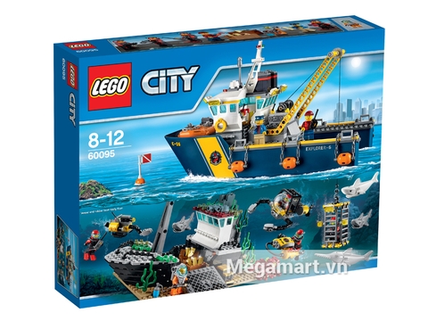 Hình ảnh vỏ ngoài của Lego City 60095 - Tàu Thăm Dò Biển Sâu