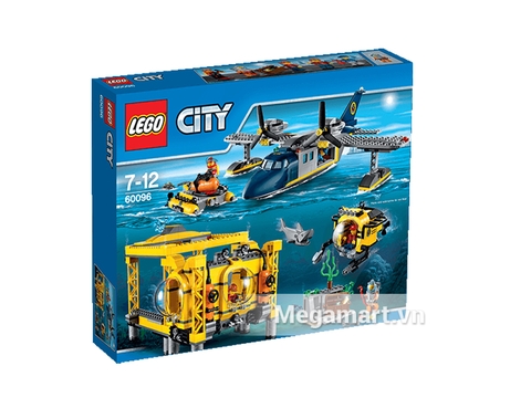 Hình ảnh vỏ ngoài của Lego City 60096 - Cơ Sở Hoạt Động Biển Sâu