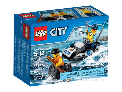 Lego City 60126 - Rượt đuổi tội phạm Vỏ hộp 
