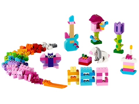 Các mô hình cơ bản trong Lego Classic 10694 - Hộp gạch classic sáng tạo (màu sáng)
