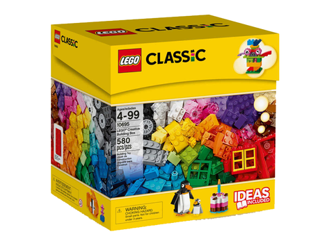 Hình ảnh vỏ hộp bộ Lego Classic 10695 - Thùng gạch lắp ráp sáng tạo