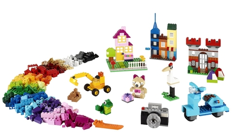 Các mô hình ấn tượng trong bộ Lego Classic 10698 - Thùng gạch lớn sáng tạo