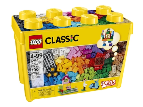 Hình ảnh vỏ hộp nhựa Lego Classic 10698 - Thùng gạch lớn sáng tạo
