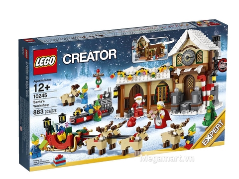 Hình ảnh bên ngoài sản phẩm Lego Creator 10245 - Xưởng Đồ Chơi Của Ông Già No-en