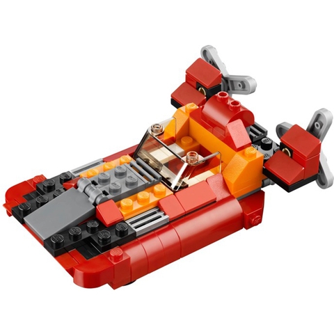 Bé còn có thê tạo tàu đệm khí với Lego Creator 31003 - Trực Thăng Đỏ
