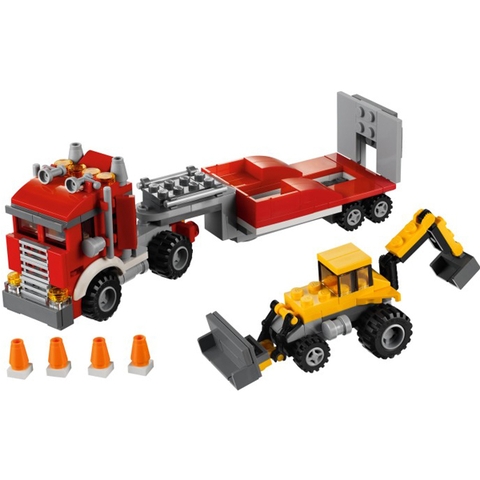 Bé tha hồ thực hiện nhiệm vụ thú vị trong bộ xếp hình Lego Creator 31005 - Xe Tải Chuyên Dụng