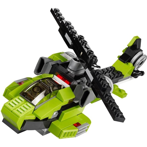 Hay chiếc máy bay trực thắng hiện đại, khả năng cơ động cao trong Lego Creator 31007 - Rô Bốt Biến Hình