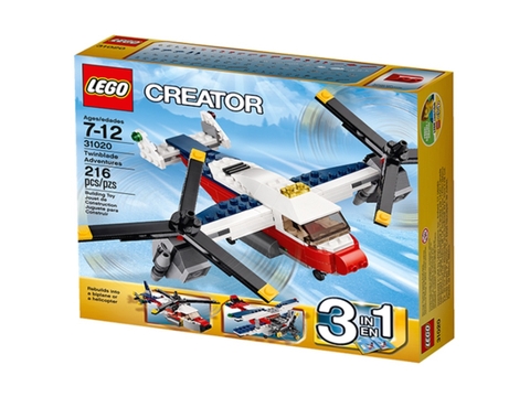 Vỏ hộp bên ngoài bộ đồ chơi Lego Creator 31020 - Máy Bay Thám Hiểm