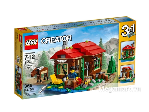 Hình ảnh vỏ hộp bộ Lego Creator 31048 - Trạm Gác Ven Hồ