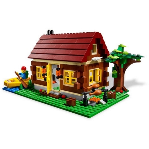 Ngôi nhà xuất hiện trong bộ Lego Creator 5766 - Log Cabin