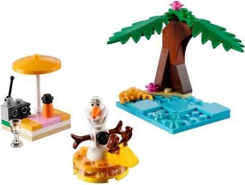Lego Disney Princess 30397 - Kì nghỉ hè vui nhộn của Olaf - toàn bộ mô hình