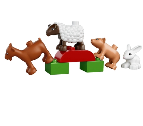 Các con vật có trong bộ xếphình Lego Duplo 10522 - Động Vật Nông Trại