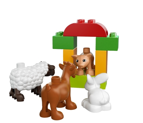 Lego Duplo 10522 - Động Vật Nông Trại với các mảnh ghép kích thước lớn an toàn với trẻ