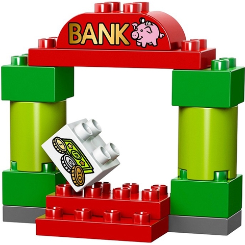 Các mảnh ghép trong bộ Lego Duplo 10532 - Bộ Lắp Ráp Chủ Đề Cảnh Sát Đầu Tiên đều có kích thước lớn