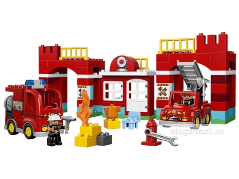 Nhân viên cứu hỏa xuất hiện trong bộ Lego Duplo 10593 - Trạm cứu hỏa
