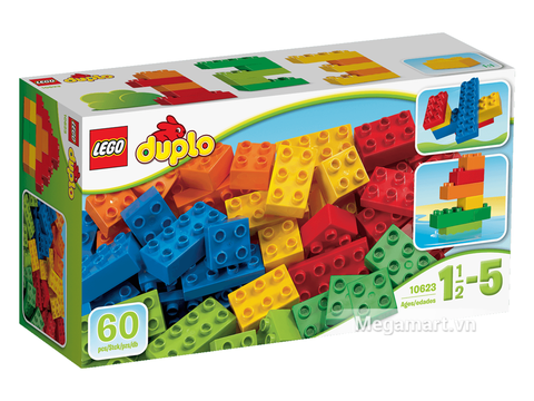 Hình ảnh vỏ hộp bộ Lego Duplo 10623 - Hộp lớn duplo cơ bản