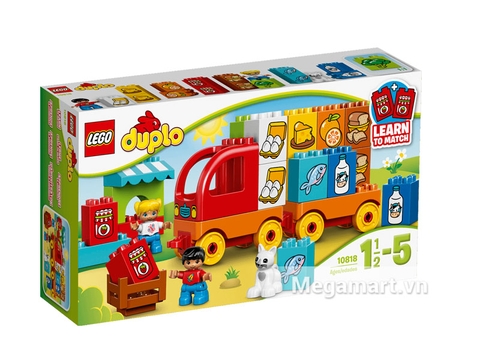 Hình ảnh vỏ hộp bộ Lego Duplo 10818 - Xe Tải Đầu Tiên Của Bé