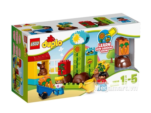 Hình ảnh vỏ hộp bộ Lego Duplo 10819 - Khu Vườn Đầu Tiên Của Bé