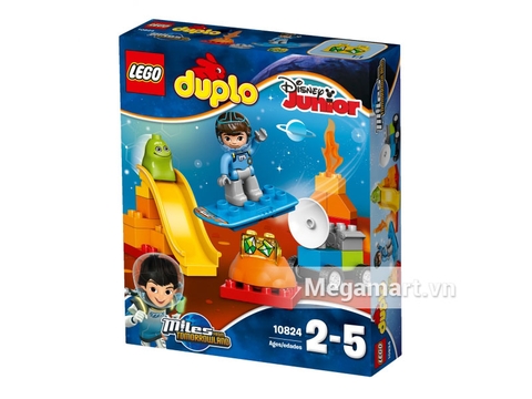 Hình ảnh vỏ hộp bộ Lego Duplo 10824 - Mile Khám Phá Không Gian