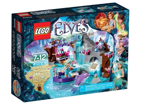 Vỏ hộp sản phẩm Lego Elves 41072 - Thẩm mỹ viện bí mật của Naida
