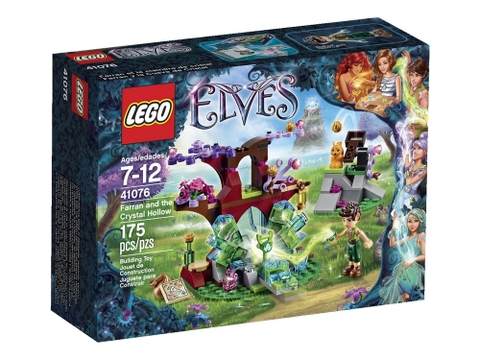 Hình ảnh vỏ hộp bộ Lego Elves 41076 - Farran và thung lũng pha lê
