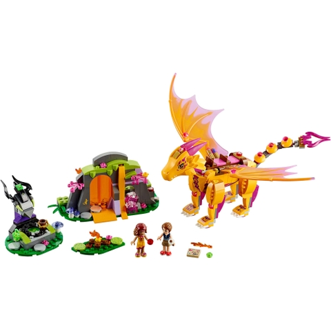 Trọn bộ các chi tiết có trong Lego Elves 41175 - Hang Núi Bí Mật Của Rồng Lửa