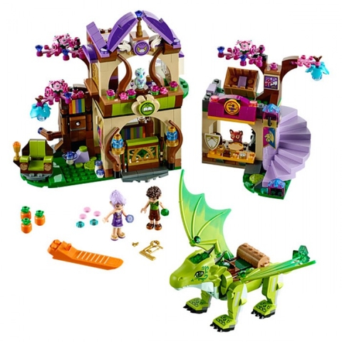 Toàn bộ các mô hình sinh động trong bộ xếp hình Lego Elves 41176 - Phiên Chợ Bí Mật